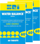 3 x HRI Water Balance 60 Tablets **For Water Retention**