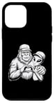 Coque pour iPhone 12 mini Funny Cryptid Bigfoot Alien Love Valentine Monster Femme Homme