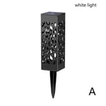 Solar Torch Light Dancing Flame Led Garden Landscape Lawn A White