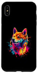 iPhone XS Max Artistic Colorful Jack Russell Terrier Headphones Dog Jacky Case