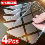 4Pcs Skyddsglas För Samsung A52 A32 A72 A12 A22 A52s 5G Skärmskydd På Samsung A51 A71 A21s A31 A50 A70 A13 A53 Glas For A32 5G 4PCS Tempered Glass