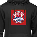 Barn-Hoodie | Mjuk Huvtröja för Barn FC Bayern Munich svart 12-13 År