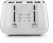 Delonghi Eclettica 4 Slice Whimsical White Toaster