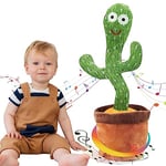 Ava's Toys Talking Cactus Toy Repeating Sensory Toys – Funny Dancing Cactus Toy Baby Boy and Baby Girl Toys – Voice Recording Singing Cactus Toy Learning Toys – Soft Plush Toy for Toddlers