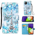 Samsung Galaxy A22 4G      Designer PU Case      EiffelTower