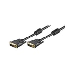 Goobay Goobay 94111 Câble dvi-d Full hd Dual Link Doré - Connecteur dvi-d Dual-Link (24+1 broches) Connecteur dvi-d Dual-Link (24+1 broches)