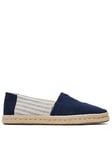 TOMS Alpargata Rope 2.0 Navy Espadrille, Navy, Size 3, Women