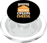 Warning May Smell Like Cream Cheese Dairy Breakfast Pastry PopSockets PopGrip for MagSafe