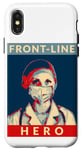 Coque pour iPhone X/XS Frontline Hero Female Doctor - Hommage