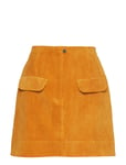 Second Female Boyas Mw Short Skirt Kort Kjol Gul [Color: INCA GOLD ][Sex: Women ][Sizes: XS,S,L ]