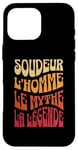 Coque pour iPhone 16 Pro Max Soudeur Homme Mythe Légende Idée-Cadeau Soudeur Humour