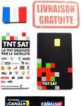 RENOUVELEMENT CARTE TNT SAT OFFICIELLE TNTSAT HD ★EN STOCK★ RECEPTEUR SATELLITE