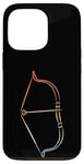 Coque pour iPhone 13 Pro Dessin d'arc et de flèche à l'allure vintage