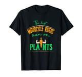 Best Motorcycle Riders Run On Plants Veggie Biker Team Vegan T-Shirt