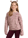 Lindex Knitted Sweater, Pink/Multi