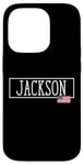 iPhone 14 Pro Jackson City USA Flag State Travel US America Women Men Case