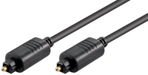 Goobay Toslink-kabel 5 mm Toslink-hanstik > Toslink-hanstik, ø 5 mm, 0.5 m