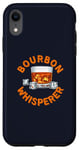 Coque pour iPhone XR Costume humoristique Bourbon Whisperer pour amateurs de whisky