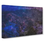 Road To The Mountains In Arizona Canvas Print for Living Room Bedroom Home Office Décor, Wall Art Picture Ready to Hang, 30 x 20 Inch (76 x 50 cm)