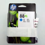 Genuine HP 88XL Officejet PRO Cyan C9391AE Ink Cartridge 2012 FREE UK POST