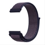 SQWK Nylon Band Watchband Smart Watch Replacement For Garmin Vivoactive 4s/4 Bracelet Wristbands Strap For Vivoactive 4 navy blue
