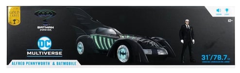 DC Multiverse - McFarlane Toys - Batmobile & Alfred Pennyworth (Batman Forever)