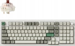 Keychron Q5 Max Qmk/Via Wireless Custom Mechanical Keyboard Fully Assembled Knob / Shell White / Gateron Jupiter Brown