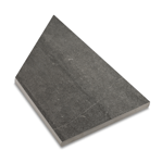 Bricmate Granitkeramik Limestone Anhtracite 296x598 (mm) Inner Corner Right