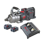 Ingersoll Rand W9491-K2E-EU - 1" 20V Cle a Choc Sans Fil avec Enclume Courte, Cle a Choc Electrique Puissante, Kit Clé à Choc avec 4 Batteries Li-Ion de 5,0 Ah et Chargeur Double