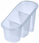 CURVER Egouttoir - Sèche couverts pour Evier de Cuisine - 11x22x14 cm - Transparent