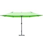 4.6M Garden Patio Umbrella Canopy Parasol Sun Shade with Base