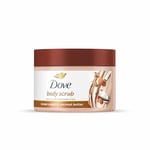 Dove Scrub Brown Sugar & Coconut Butter For Silky Smooth Skin Body Scrub