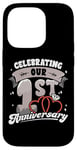 iPhone 14 Pro 1st Wedding Anniversary Celebrating 1 Year Matching Gift Case