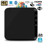 Passerelle multimédia 4K Android TV 5.1 Mini PC Quad Core 2GHz 8Go