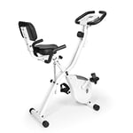 Capital Sports Azura 2 Velo d'Appartement Pliable, Velo d'Exercice Cardio-training, Cross Trainer pour la Maison, Home Trainer, Pedalier d'Appartement, Vélo d'Intérieur Magnétique, Support Tablette