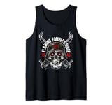 Zombie Army Flaming Zombies Since 1946 Tank Top