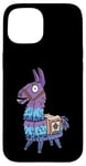 Coque pour iPhone 15 Victory Royale / Pinata lama / Battle Royale Crown