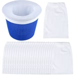 30 Chaussettes de Skimmer Haute Qualité, pré Filtre jetable Universel pour Panier de Piscine et Spa