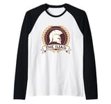 The Iliad Homer Ancient Greek History Iliad Raglan Baseball Tee