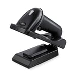 Evnvn Wireless 2D Barcode Scanner Handheld QRCode Screen Scanner Reader W/ Stand