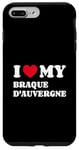 Coque pour iPhone 7 Plus/8 Plus Braques d'Auvergne I Love My Braque d'Auvergne