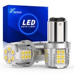 GZ5CG 1157 BAY15D Ampoules LED Blanc P21/5W Feux de Frein Feux de Recul 3030 30SMD 1500LM 8W DC 12V (Lot de 2)