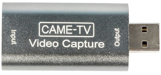 Came-TV USB Capture Card HDMI 4K to 1080P - HDMI til USB adapter (Windows, Android og MacOS)