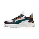 PUMA Men's Trinity LITE Sneaker, Black-Dark Myrtle-Caramel Latte, 4.5 UK