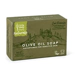 Little Soap Olive Oil Soap Bar - Vegan, Cruelty Free, No SLS or Parabens, Mediterranean Range, Bar of Soap Perfect for Sensitive Skin, Natural Eco Friendly Body & Hand Soap, 100g (Olive)