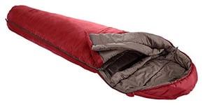 Grand Canyon Kansas 190 Sac de Couchage pour Maman - Sac de Couchage Haut de Gamme pour Le Camping en Plein air - Limite 0° - Red Dahlia