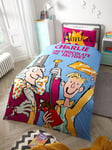 Roald Dahl Charlie Chocolate Factory Single Duvet Cover Willy Wonka Bedding