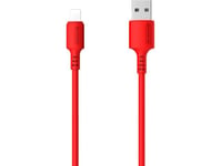 Somostel Usb-A - Lightning-Kabel 1,2 M Röd (Sms-Bp06 Usb - Lightning Röd)