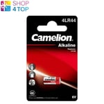 Camelion 4LR44 Alcaline Batterie 6V Sans Mercure 150mAh 1414A 1BL Exp 2026 Neuf