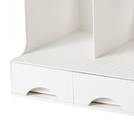 Desktop Book Storage Shelving Rack Dust Proof Desktop Bookshelf Multifunctional